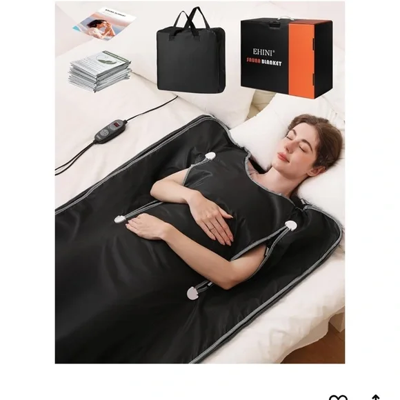 Ehinil Black Sauna Blanket - Picture 1 of 6